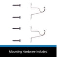 thumbnail image 6 of Mainstays Petite Café Metal Curtain Rod Mounting Brackets, Set of 2, Bronze Finish, 6 of 6