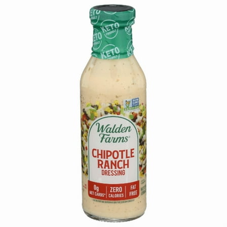Walden Farms Chipotle Ranch Salad Dressing 12 fl oz - Pack of 2