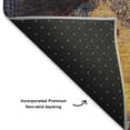 thumbnail image 5 of Addison Rugs Mayfield Premium Machine Washable Transitional Modern Garnet Rectangle Rug, 3' x 5', 5 of 7