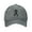 Gray, variant on Melanoma Cancer Ribbon Adult Adjustable Classic Washed Casquette Cap Hat Baseball Cap For Man For Woman