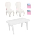 thumbnail image 1 of Muebles De Silla De Escritorio En Miniatura, Silla De Mesa Para Ordenador Portátil De Casa De Muñecas Libre De Tóxicos A Escala 1/16, Esquinas Redondeadas Para Juegos De, 1 of 7