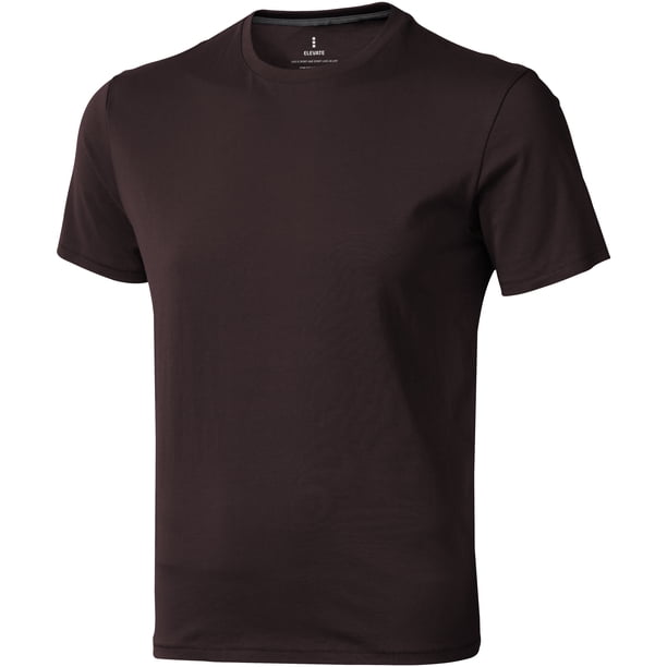 Elevate - Camiseta de manga corta modelo Nanaimo para hombre (Marrón Chocolate)