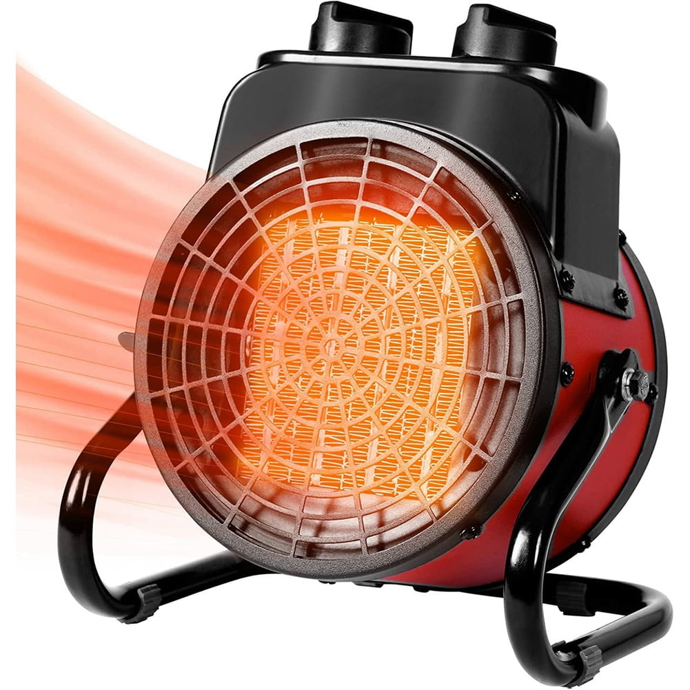 Electric Patio Heater, Portable Electric Garage Heater For Outdoor Use