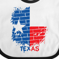 thumbnail image 4 of Inktastic Graffiti Texas State Flag Boys or Girls Baby Bib, 4 of 4