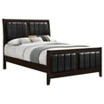 thumbnail image 4 of Carlton Queen Upholstered Bed Cappuccino and Black, 4 of 5