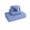 Blue, variant on Velvet Coral Fleece Bath Towel Set - 3-Piece Absorbent Microfiber Bathroom Essentials for Travel & Gym, Soft Non-Shedding Towel Cap & Washcloth