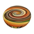 thumbnail image 1 of Disketp Colorful Swirl Funda Redonda para Taburete, Funda de Cojín para Silla de Bar Suave y Elástica-14 inch, 1 of 7
