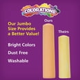 thumbnail image 4 of Colorations Tiza Lavable para Acera en Cubo de Almacenamiento 20 Piezas 8 Colores Surtidos Tiza para Entrada para Niños Tiza para Exteriores Tiza Sin Polvo para Niños Uso en el Hogar y la Escuela, 4 of 9