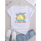 thumbnail image 2 of Camiseta Clásica de Verano para MujerWomen's Colorful Duck Graphic Tee - Casual Crew Neck Short Sleeve T-Shirt, Stretchy & Breathable Polyester Blend, Perfect for SummerFather's Day, Mother's Day, N, 2 of 6