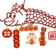 thumbnail image 2 of Decoración colgante del año Lunar del dragón chino, colgante Oriental decorativo, adorno colgante del Festival de Primavera 2024 para el hogar de, 2 of 9