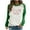 Green1, variant on Valentine'S Day Sweatshirt For Women Plus Size Couple Tops Women Heart Sequin Print Long Sleeve T-Shirt Raglan Sleeve Top