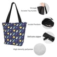 thumbnail image 4 of Disketp Astronaut Corgi Bolsa de Hombro Casual para Mujer, Bolso Cruzado para Compras, Viajes y Uso Diario, 4 of 6