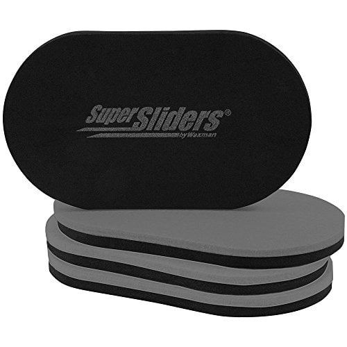 SuperSliders 4746595N Reusable XL Heavy Furniture Sliders for Hardwood Floors Felt Floor