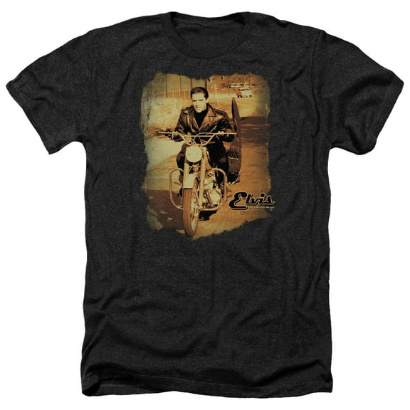 Elvis Presley - Hit The Road - Heather Short Sleeve Shirt - XXX-Large