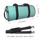thumbnail image 2 of Easygdp Teal Turquoise Glitter Bolsa de Viaje, Bolsa de Mano, Bolsa de Gimnasio, Bolsa de Equipaje para Viaje, 2 of 6