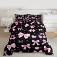 thumbnail image 2 of Castle Fairy Dreamy Bowknot Queen Comforter Set,Cherry Love Heart Bedding Comforter Set, 2 of 8