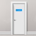 thumbnail image 5 of Uxcell 9"x3" Please Use Other Door Left Arrow Sign Acrylic Adhesive Door Sticker Blue 2 Pack, 5 of 5