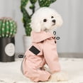 thumbnail image 4 of ORDDIART Pink Dog Raincoat Waterproof Adjustable Drawstring 1Set, 4 of 8