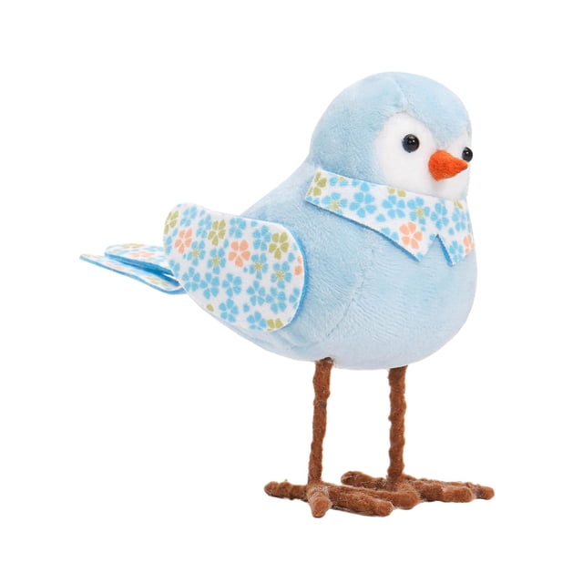 Decoración de de Pascua, decoración de pollos de Pascua, decoración decorativa para el hogar, decoraciones de mesa para festivales de Pascua, Azul CUTICAT Conejito de peluche