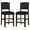 Espresso Brown, variant on Home Square 2-Piece Furniture 24" Wood Counter Stool Set in Dark Red