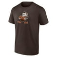 thumbnail image 2 of Men's  Brown Cleveland Browns Throwback T-Shirt, 2 of 3