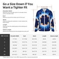 thumbnail image 5 of Gaeub Blue Casino Men's and Women's UPF 50+ Long-Sleeved Sun Protection Clothing, Fishing Shirt Long Sleeve Zip-Medium, 5 of 7