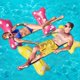 thumbnail image 2 of Hamaca Flotante, Tumbona con Colchón para Piscina, Hamaca Flotante Portátil y Cómoda, Piscina Inflable 2 Piezas Rosa Roja y Amarilla Rojo Verde, 2 of 4