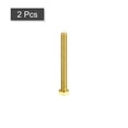 thumbnail image 3 of Unique Bargains Brass Hex Bolts, 5/16-18x3' 2 Pack Fully Thread Grade 4.8 Machine Screws, 3 of 4