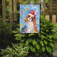 thumbnail image 2 of Carolines Treasures CK2509GF Christmas Lights Blenheim Cavalier Spaniel Flag Garden Size Small multicolor, 2 of 3