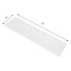 thumbnail image 2 of Estante flotante de vidrio templado SSWBasics de 25 x 91 cm (2 unidades), 2 of 7