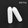thumbnail image 2 of Uxcell Rubber End Caps Vinyl Round End Cap Cover Screw Thread Protectors for Screw 200Pcs White 2.5mm, 2 of 6