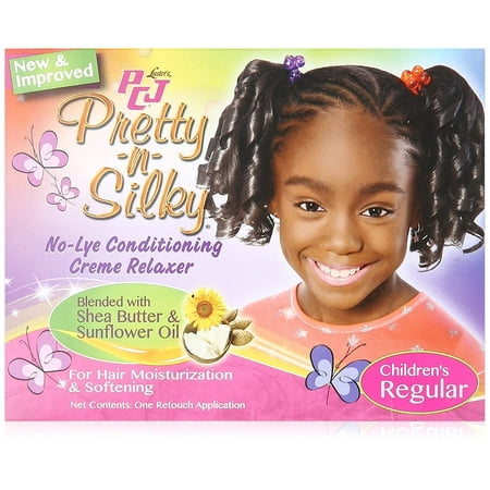 Luster Pretty N Silky No Lye Conditioning Hair Relaxer Kit For Childrens, 1 Ea