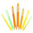 thumbnail image 1 of Ensemble de 7 Pcs Filet de Pêche Aiguille Réparation Ligne Raccommodage Tissage Navettes Antirouille, 1 of 5