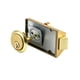 thumbnail image 5 of QWORK Night Latch Deadbolt Rim Lock con llave Acabado dorado Cerradura de estilo antiguo con llave de puerta delantera, 5 of 5