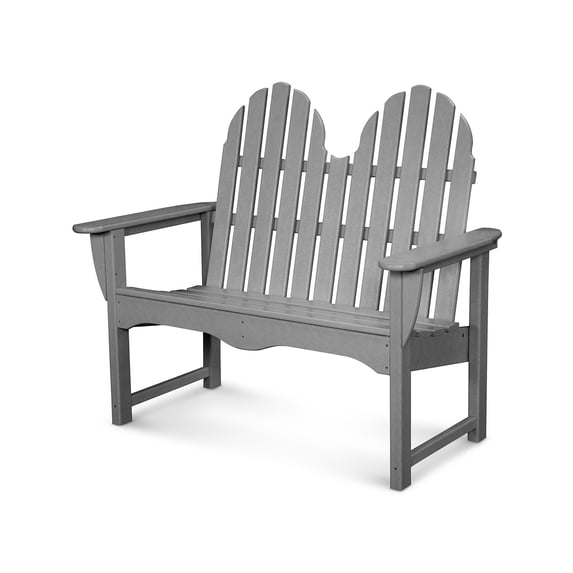 POLYWOOD® Classic Recycled Plastic Adirondack Bench