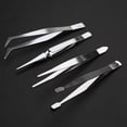 thumbnail image 6 of Osdhezcn 4 Pcs/set Precision Stainless Steel Tweezers Set For Beauty Nail Art Handmade Je, 6 of 11