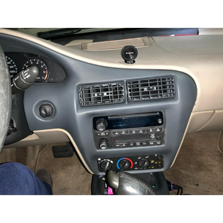 Kojem Dashboard Panel Cover for 2000 2005 Chevy Cavalier Black ABS Plastic Rep. 22698064 Dash Panel Trim Speedometer Bezel Cluster Trim Plate