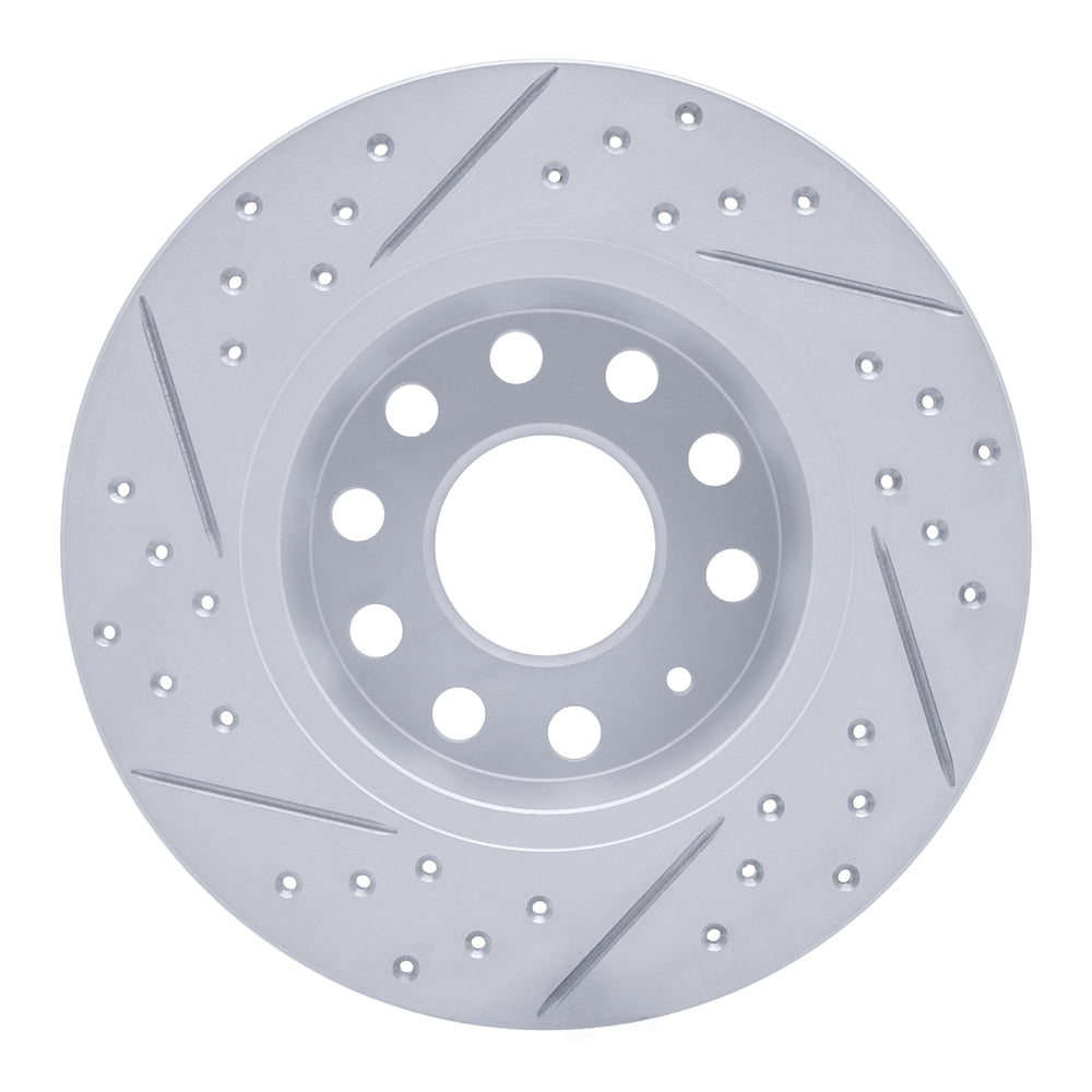Dynamic Friction Company 830-74059R DFC Geoperformance Rotor - Drilled and Slotted