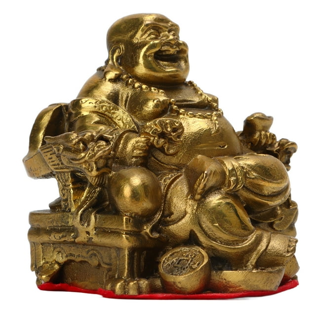 Estatua de Maitreya latón de primera calidad resistente duradero 256 pulgadas de alto ampliamente utilizado Buda sonriente para oficina ANGGREK Otros