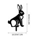 thumbnail image 3 of Xihbxyly Decoración Acrílica de Conejito de Pascua, Inserción Tridimensional para Patio, Diseño Moderno y Transparente, Decoración para Jardín Exterior, Ambiente Festivo Primaveral, Fácil Instalación, 3 of 5