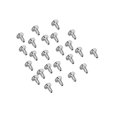thumbnail image 4 of Plastic Artificial Pearl Rivet Half Hole Handicraft Studs Buttons DIY Crafts Spikes Decor, 6mm, 4 of 9
