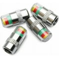 thumbnail image 6 of 8X Car Tire Valve Stem Caps Pressure Monitor Sensor Indicator 3 Color Alert, 6 of 10
