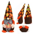 thumbnail image 4 of Hvmvliv Fall Gnomes Plush(4.72x3.55x11.82in) Faceless Doll Fall Plush Decorations Thanksgiving Standing Rudolph Fall Gnomes Decor Thanksgiving Doll Ornament A, 4 of 7