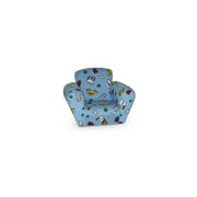 Multi-Colored Upholstered Children's Rocker.