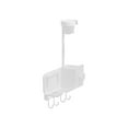 thumbnail image 2 of No Drill Hair Dryer Holder Wall Mount Multifunction Bathroom Organizer With Hook And Phone Stand Adhesive Installation Space Saving Storage Rack For Blow Dryer Tools And Accessories, 2 of 6