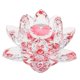 thumbnail image 1 of Matsuzay Pisapapeles artesanales de flor de loto de cristal modelo de loto de cristal amarillo Kits de decoración para fiestas Rojo, 1 of 1