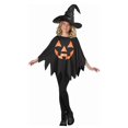thumbnail image 1 of Jack O'Lantern Poncho pour Enfants, 1 of 1