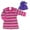 Multi, variant on Sophia's Satin Heart Print Pajamas Set for 18" Dolls, Pink