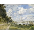 thumbnail image 2 of Monet, Claude 18x15 White Modern Wood Framed Museum Art Print Titled - Le Bassin d’Argenteuil 1872, 2 of 4