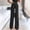 Black, variant on Idoravan Women's Plus Size Pants Womens Fashion Summer Solid Casual Button Pocket Elastic Waist Long Pants